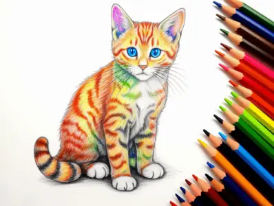 Cat Coloring Pages for Kids