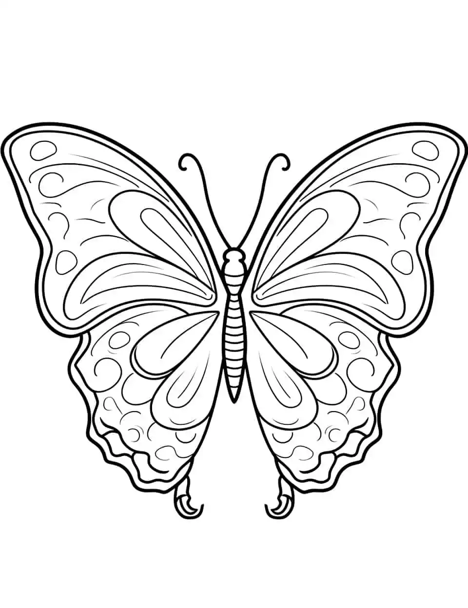 Butterfly Coloring Book For Kids Ages 4-8: Adorable Coloring Pages with  Butterflies, Large, Unique and High-Quality Images for Girls, Boys,  Preschool (Paperback)