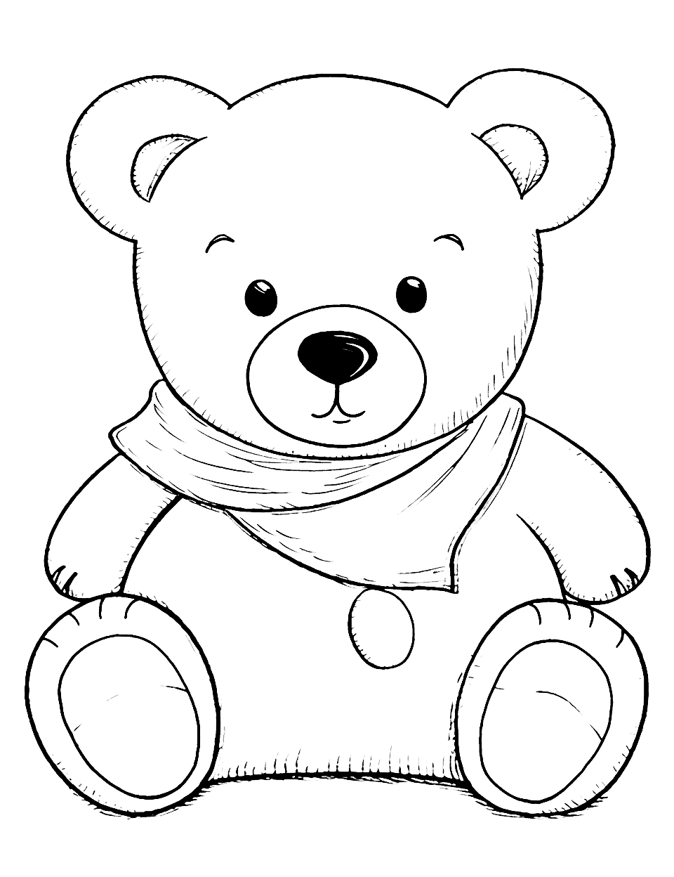 Draw coloring book page for children by Nisha_arts