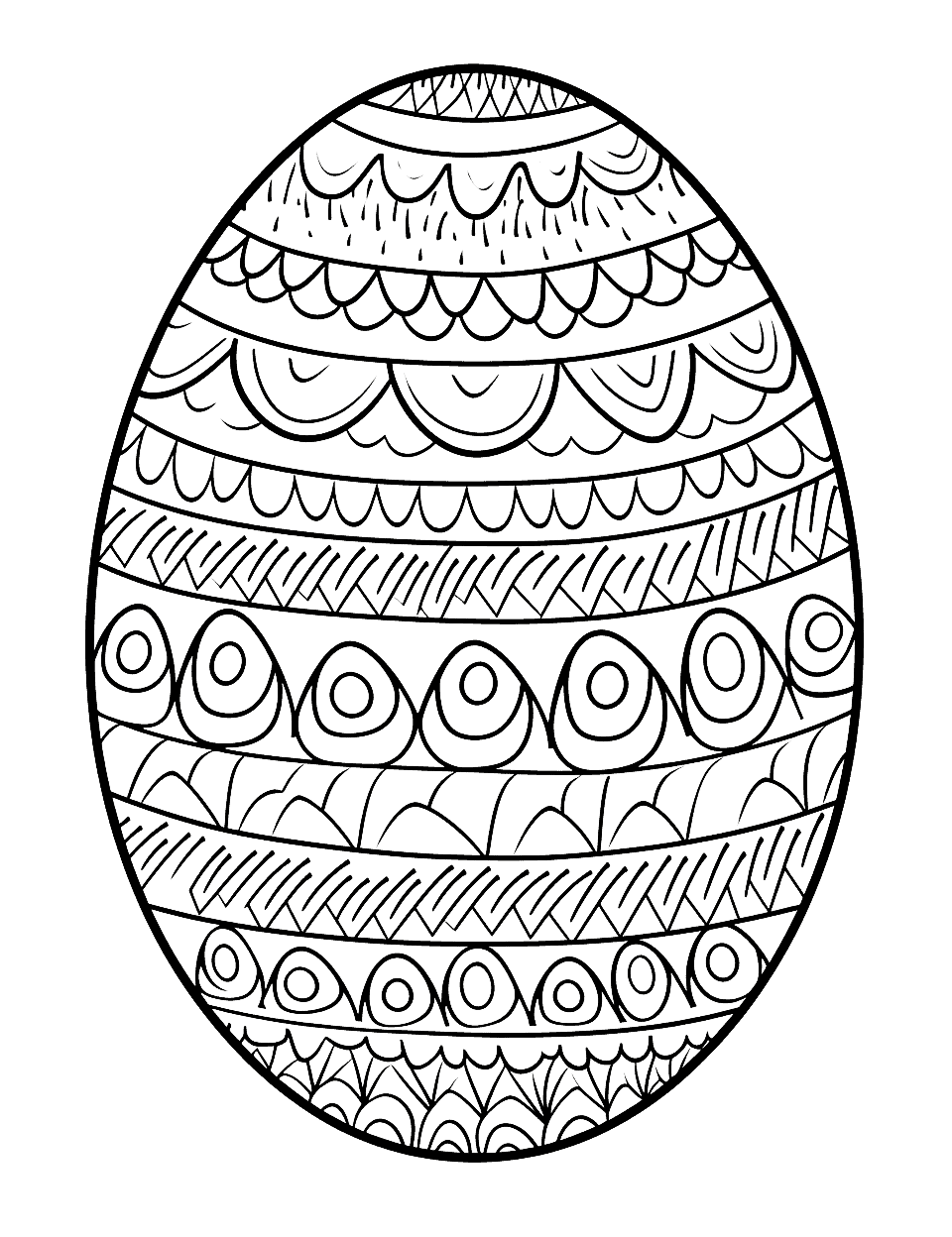 Decorate Easter Eggs Like Adult Coloring Books