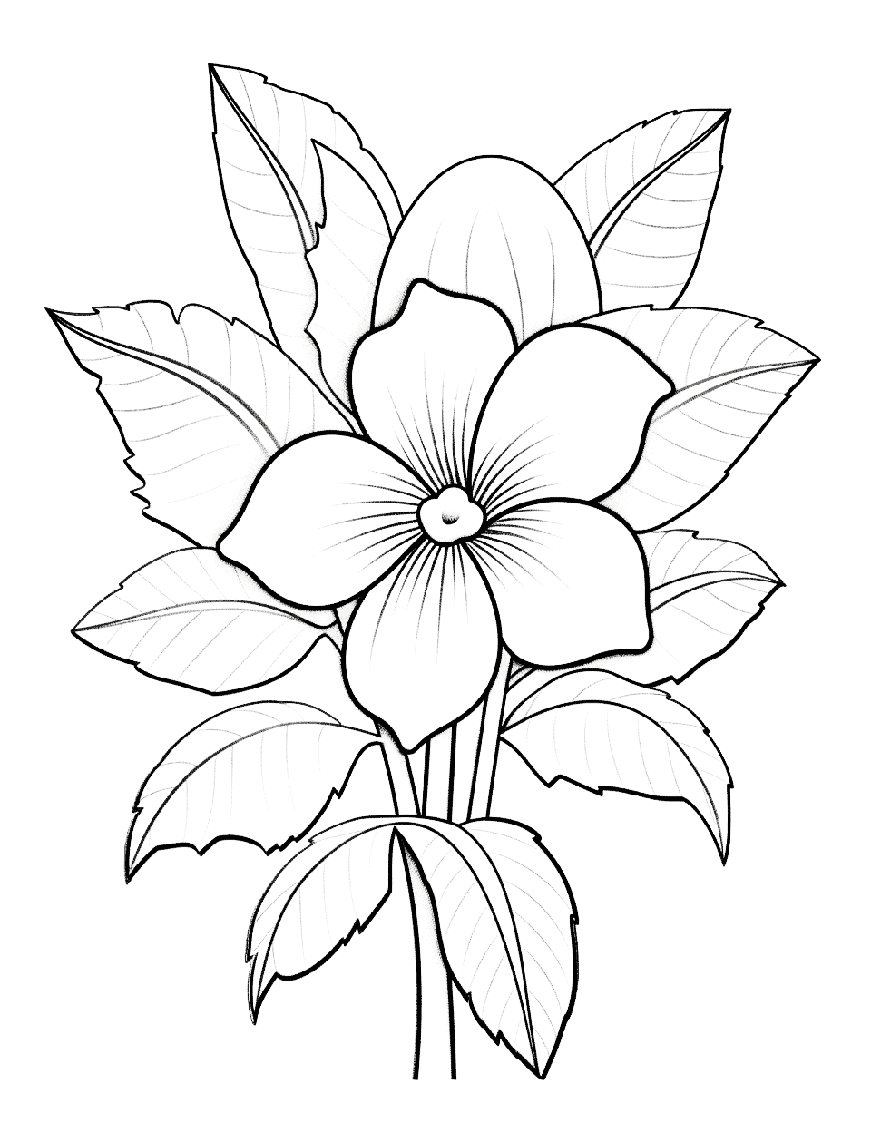 Easy Flower Drawing & Coloring for Kids - Kids Art & Craft