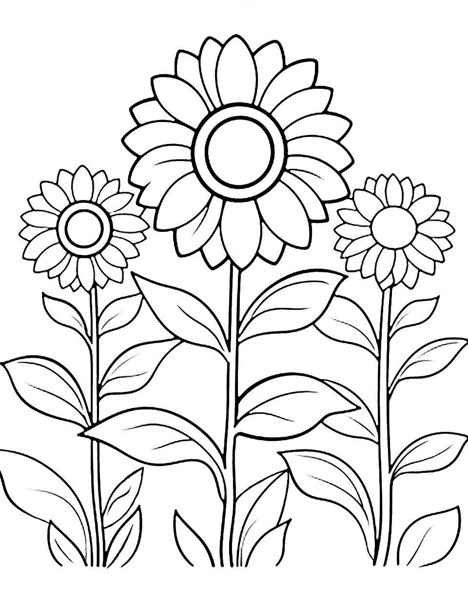 may flowers coloring pages