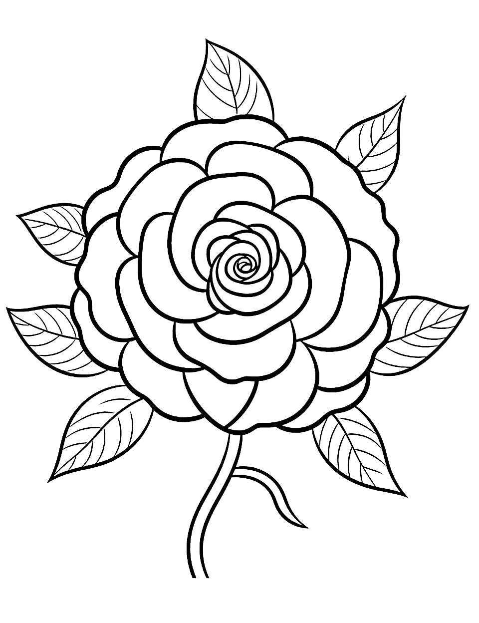 Rose Flower In Circle / How To Draw Rose Step by step / Gulab Ka Phool  Banane Ka Tarika /Rose Flower - YouTube