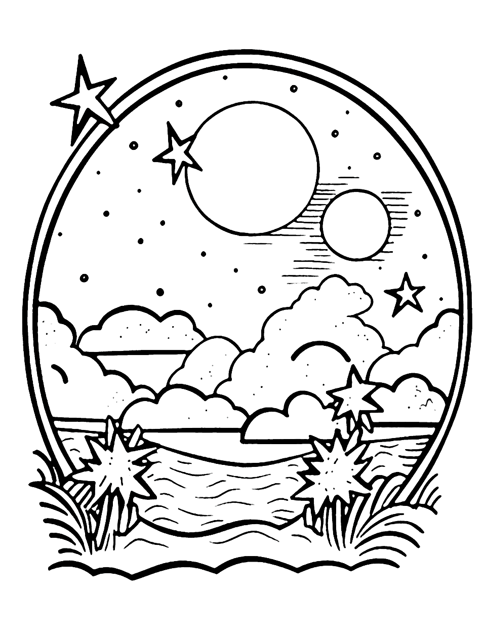 Outer Space Coloring Pages For Kids: Fun Free Printable, 49% OFF