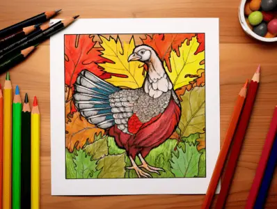 Turkey Coloring Pages for Kids