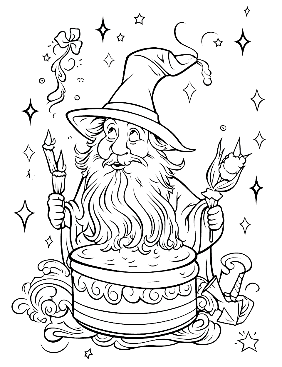 birthday cake coloring pages preschool halloween