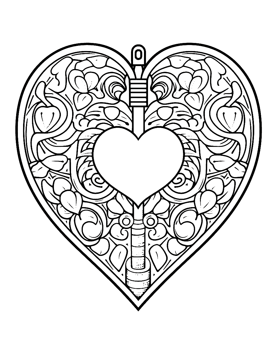 key coloring pages