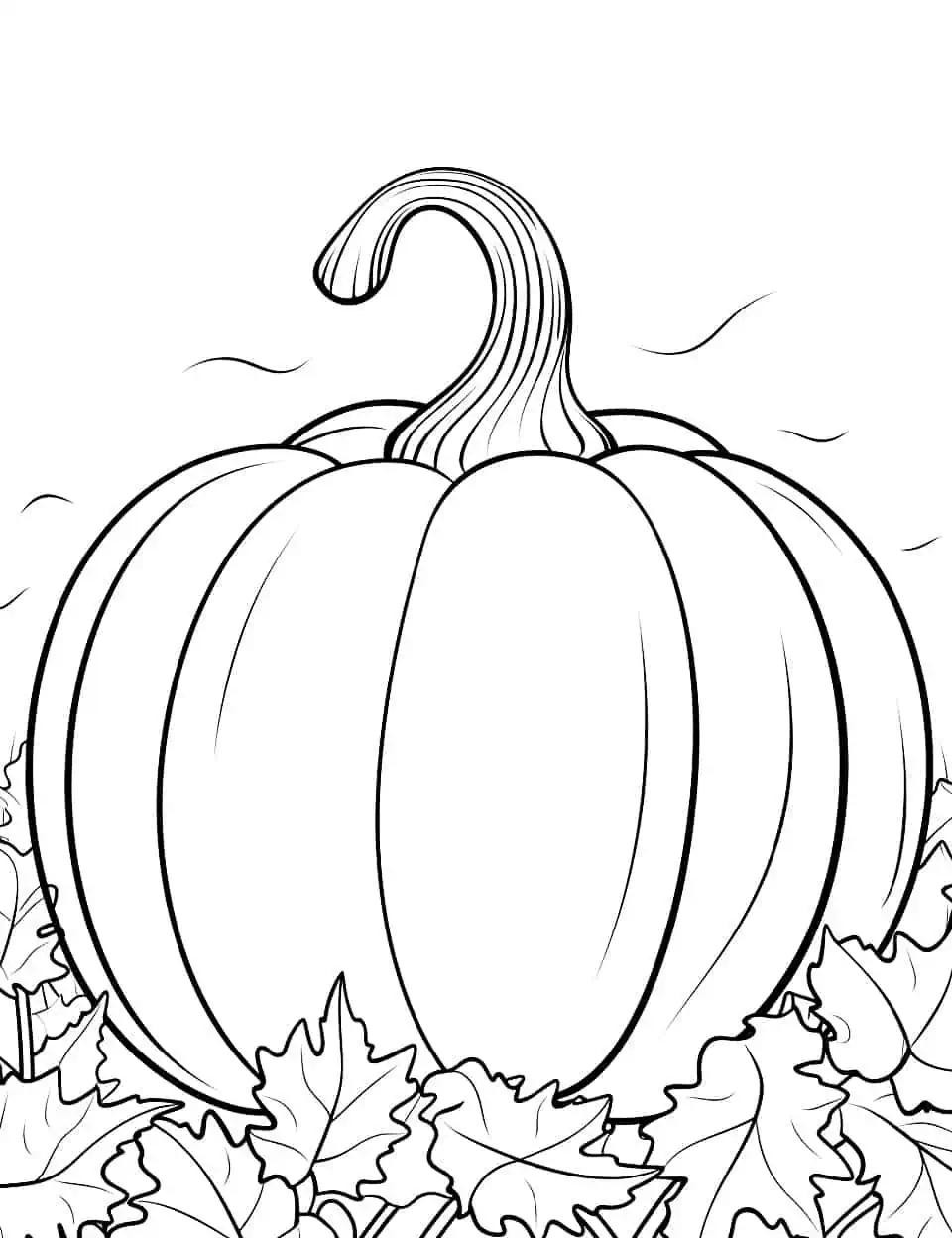 fall pumpkin coloring pages