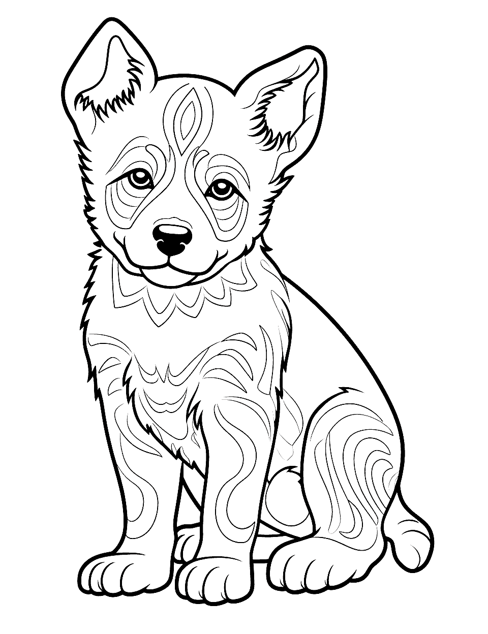 free puppy coloring pages