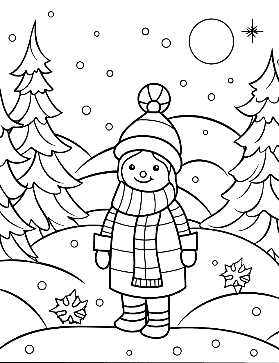 Free Printable Winter Coloring Pages For Kids