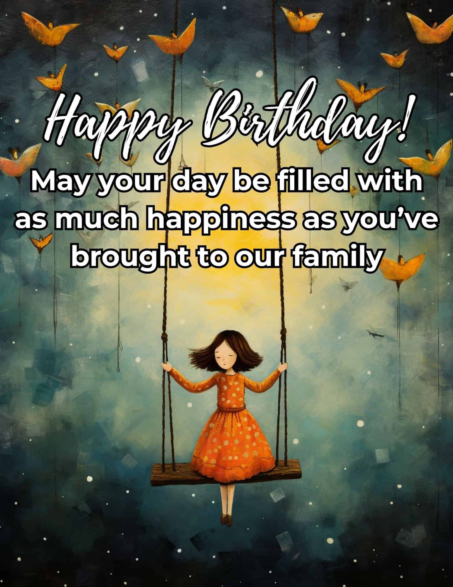 Warm wishes to celebrate the bond with a daughter-in-law.