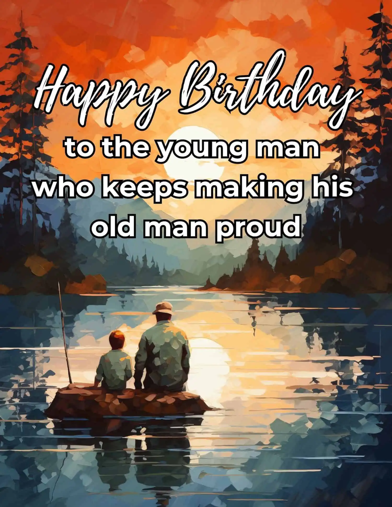 A selection of birthday wishes that encapsulate the unique bond between a father and his son.
