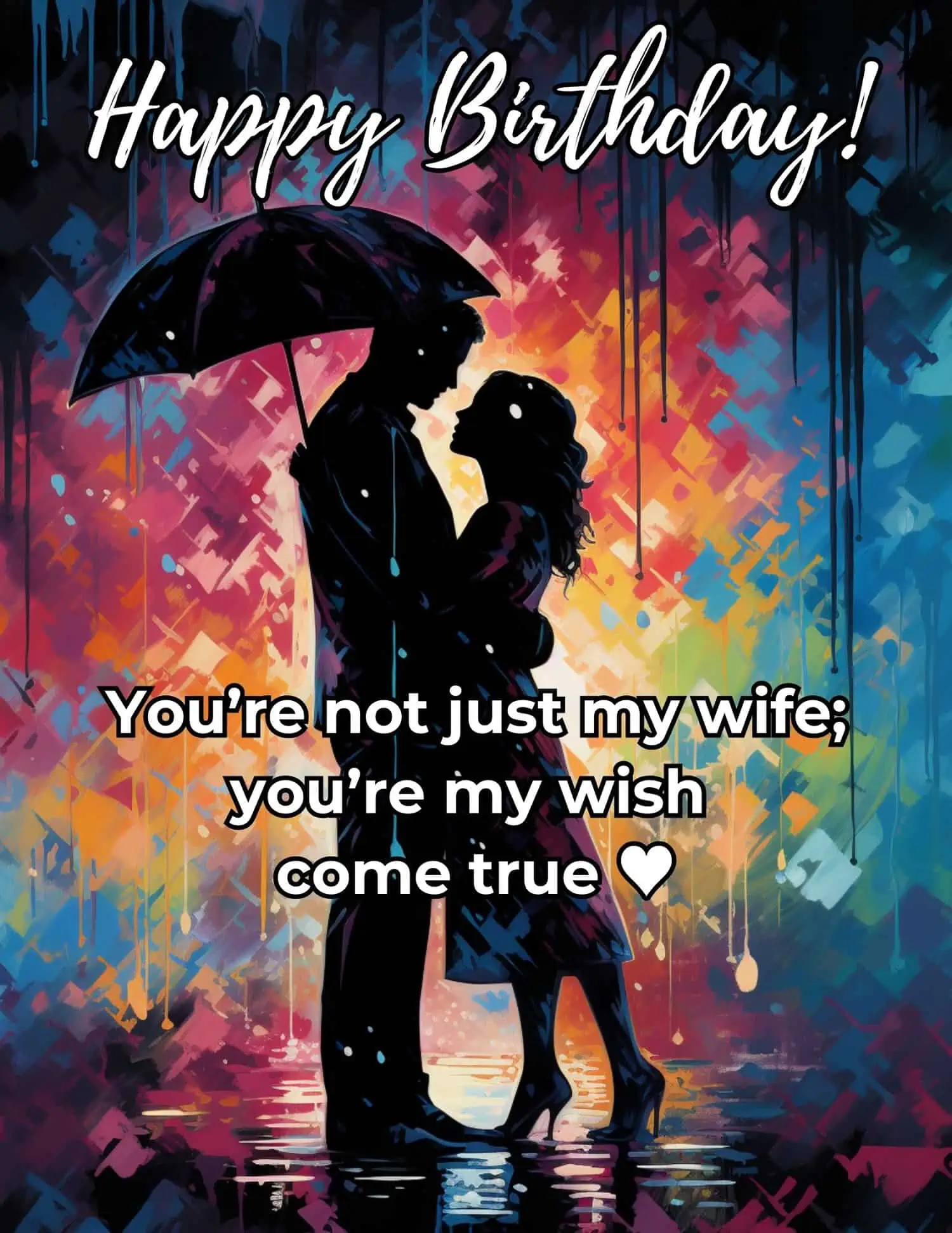 Charming wishes to brighten up your wife's birthday.