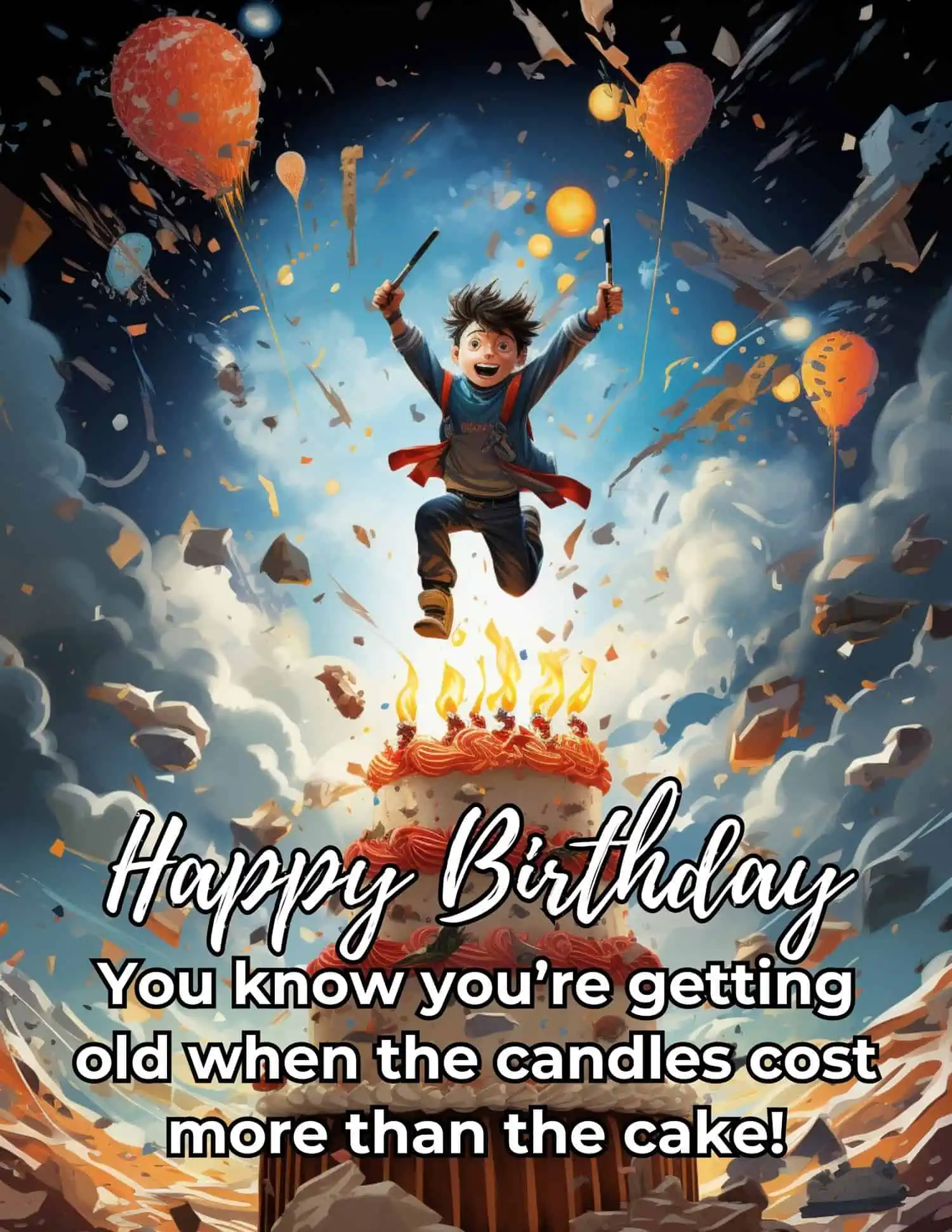 A compilation of funny and lighthearted birthday wishes designed to bring a smile to your son's face.