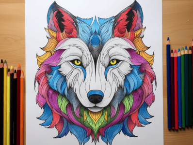 Wolf Coloring Pages for Kids