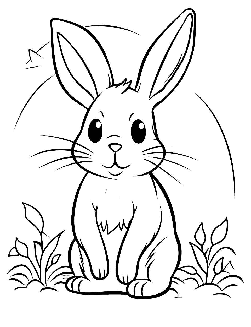 A tired rabbit with its eyes half closed, vector, color drawing or  illustration Stock Vector Image & Art - Alamy