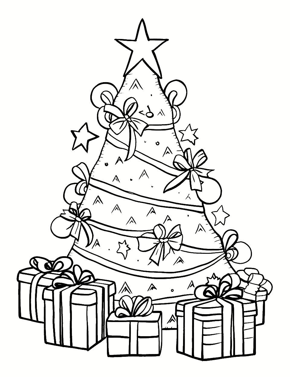 Learn to Draw a Festive Christmas Present and Get a Coloring Page