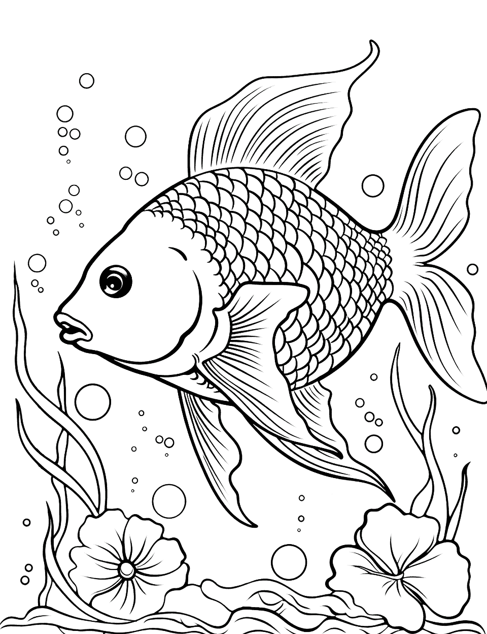 50 Fish Coloring Pages: Free Printable Sheets