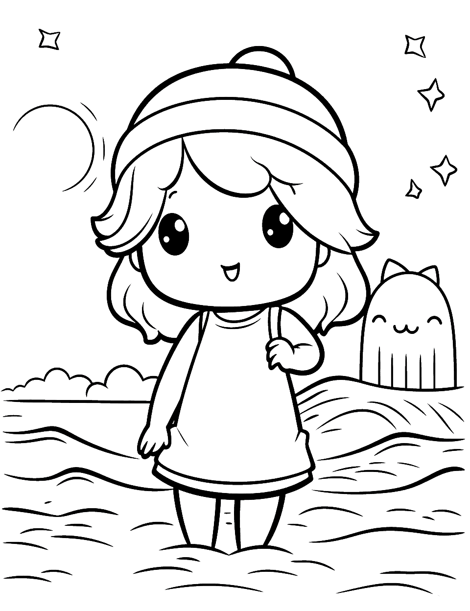 Coloring Set 2 - Cute Kawaii Coloring Pages For Kids And Adults