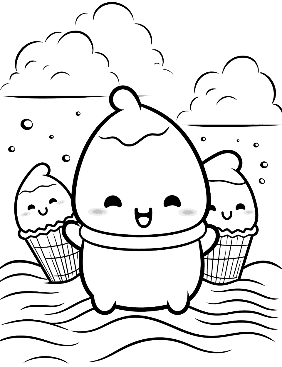 Sweet Ice Cream Dream Shopkin Coloring Pages - Ice Cream Coloring Pages -  Coloring Pages for Kids and Adults