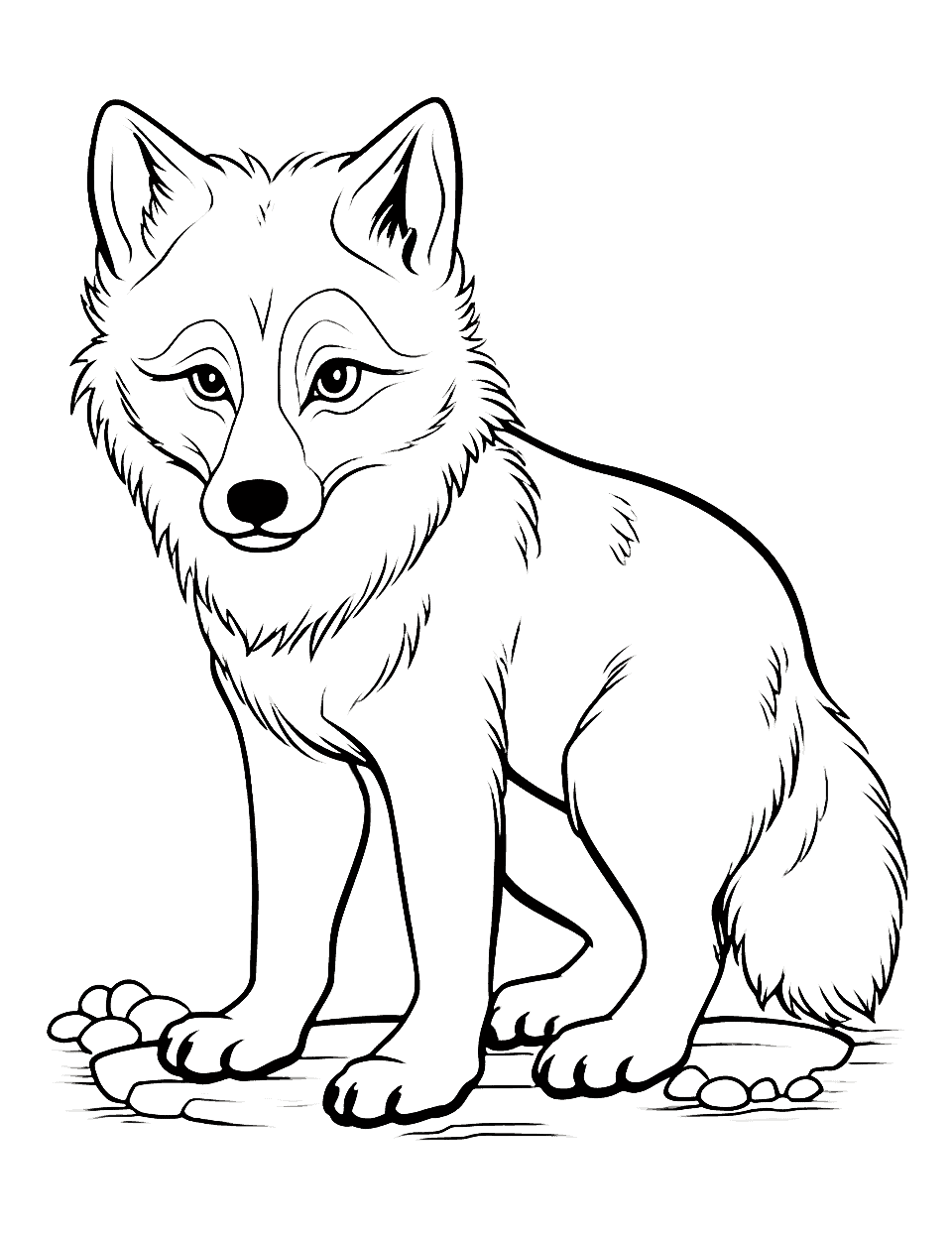 Anime wolf coloring pages | Coloring pages to download and print