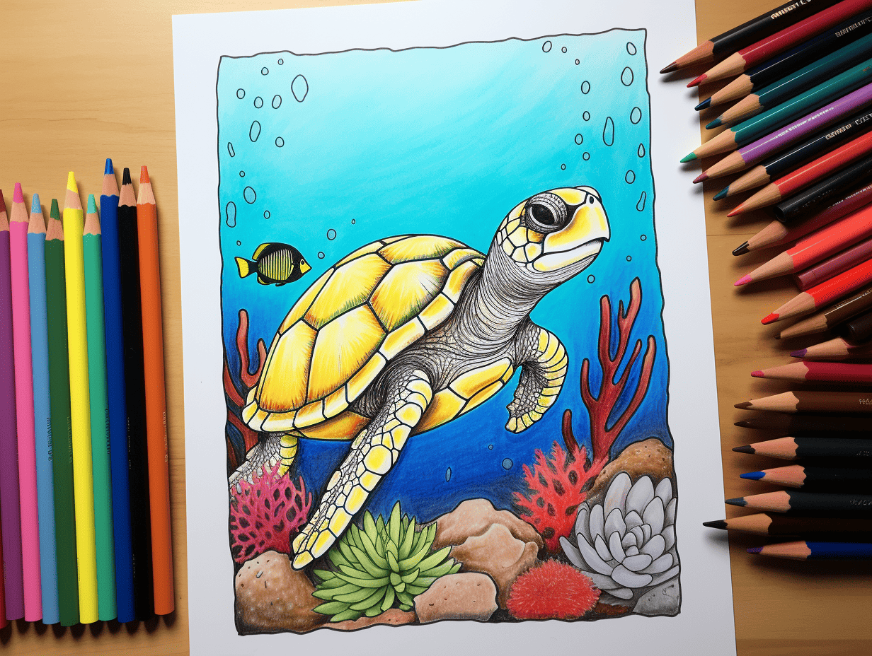 Desert Tortoise with Color Pencils [Time Lapse] | Step by St… | Flickr