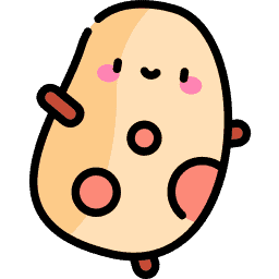 Potatoes Cute Potato With Toes Pun