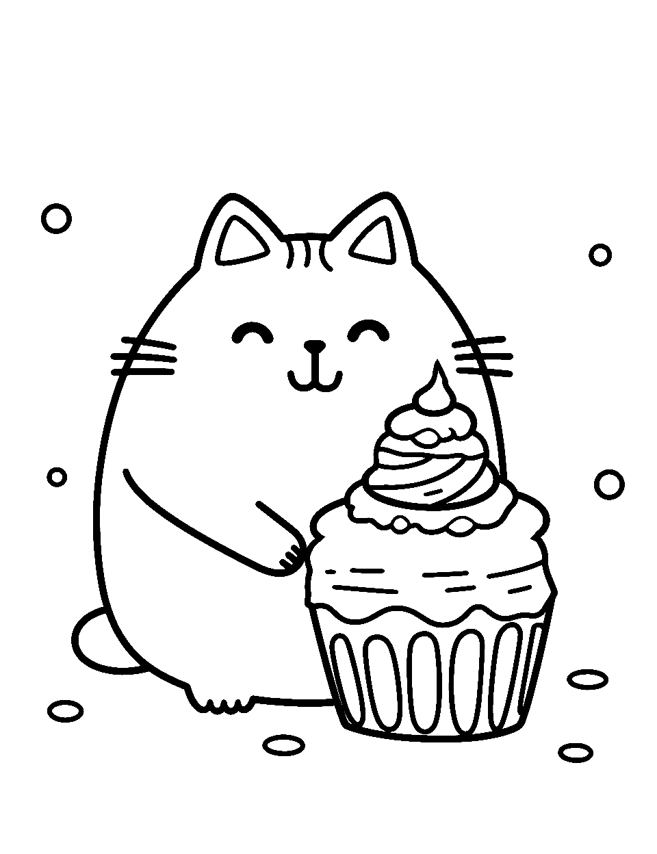 pusheen cat coloring pages Pusheen coloring pages easy print tulamama ...