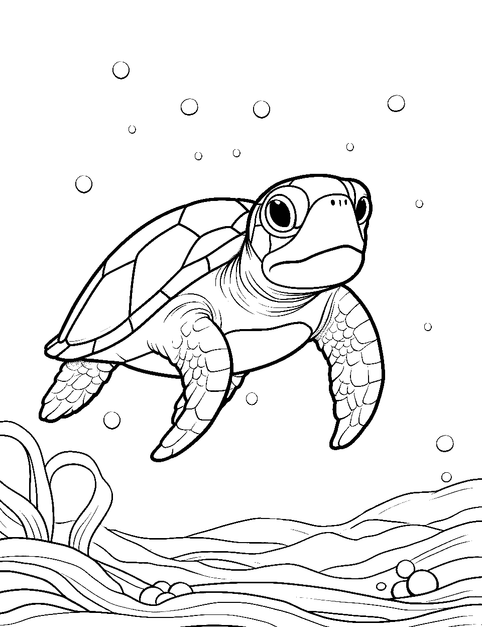 50 Turtle Coloring Pages: Free Printable Sheets