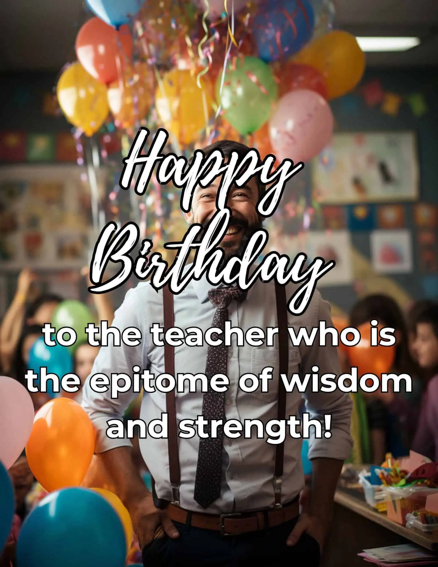 Heartfelt birthday greetings crafted especially for male educators.