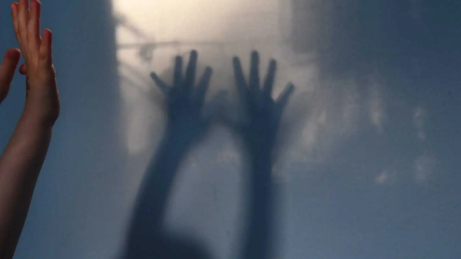 Scary hand shadows