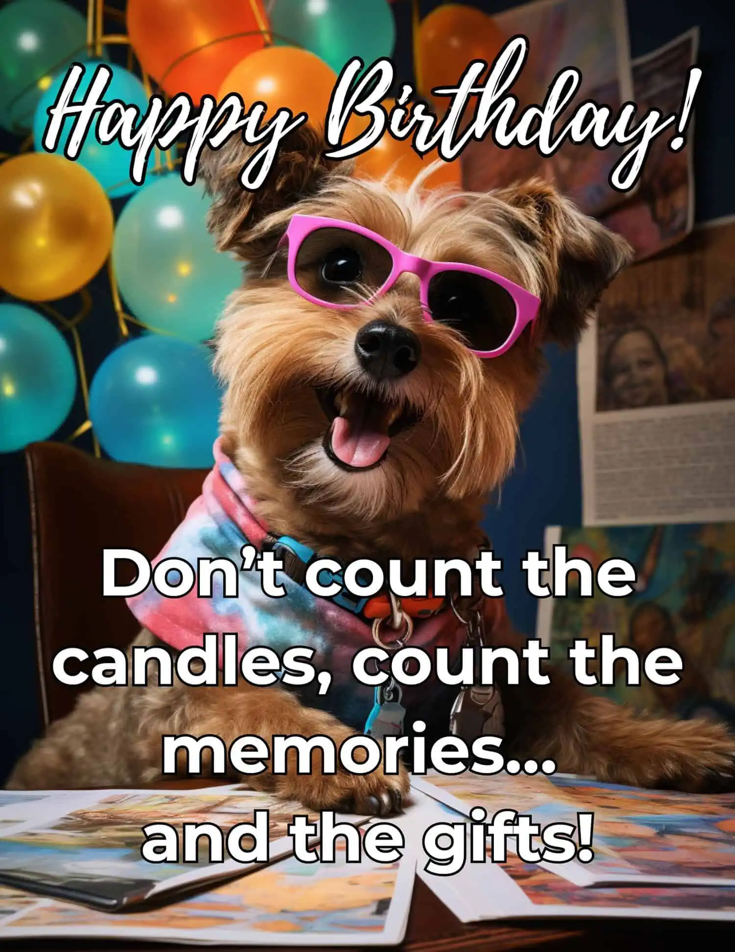A humorous birthday card filled with laughter and cheer dedicated to a beloved niece.