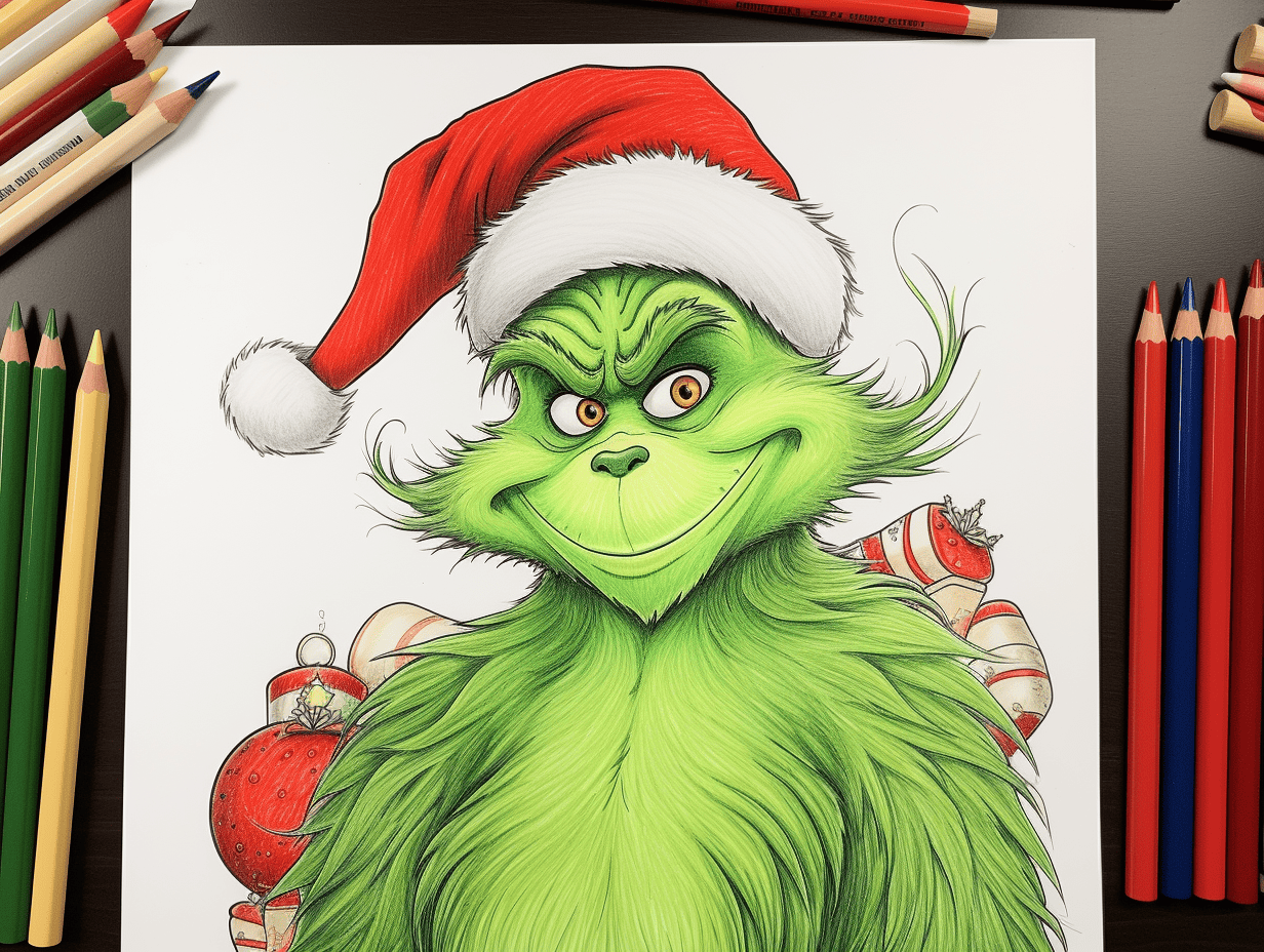 How The Grinch Got A Green Face Is Viewed From The Front