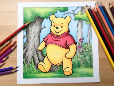 Winnie the Pooh Coloring Pages for Kids