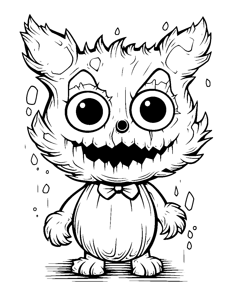 Print nightmare fredbear scary fnaf coloring pages