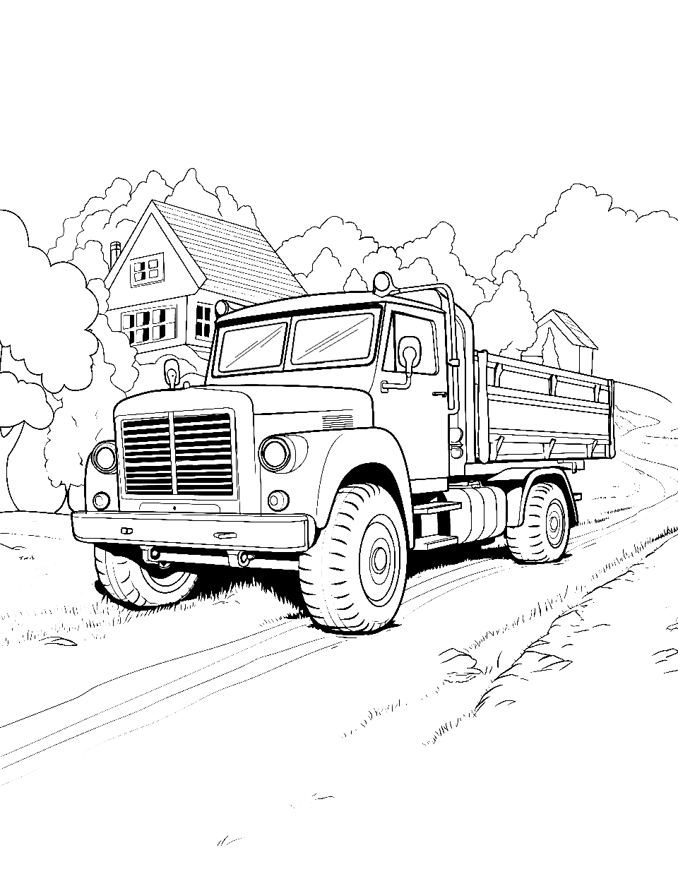 50 Truck Coloring Pages: Free Printable Sheets