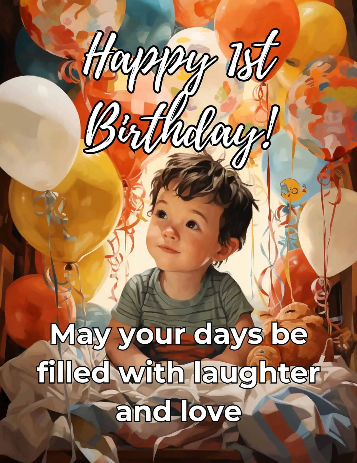 Sweet and heartfelt birthday messages for a nephew's first birthday.