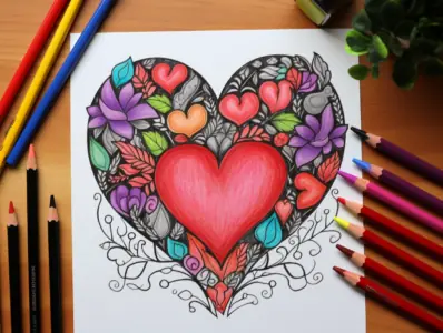 Valentines Day Coloring Pages for Kids