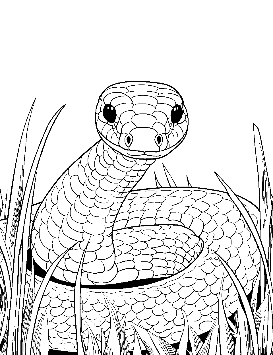 30 Snake Coloring Pages: Free Printable Sheets