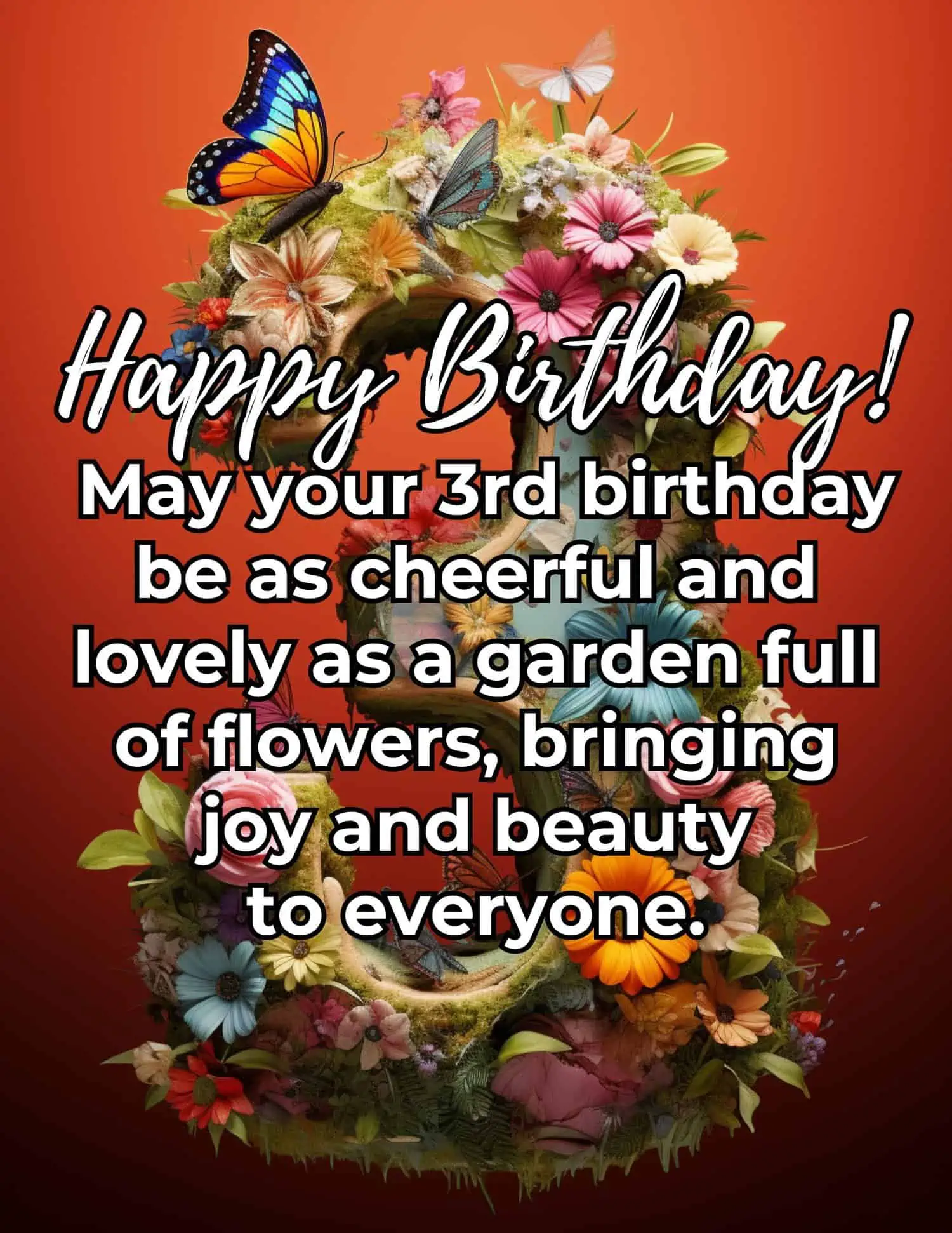 A collection of sweet and cheerful birthday wishes for a sister on her third birthday, emphasizing the love, joy, and special bond that comes with growing up together.