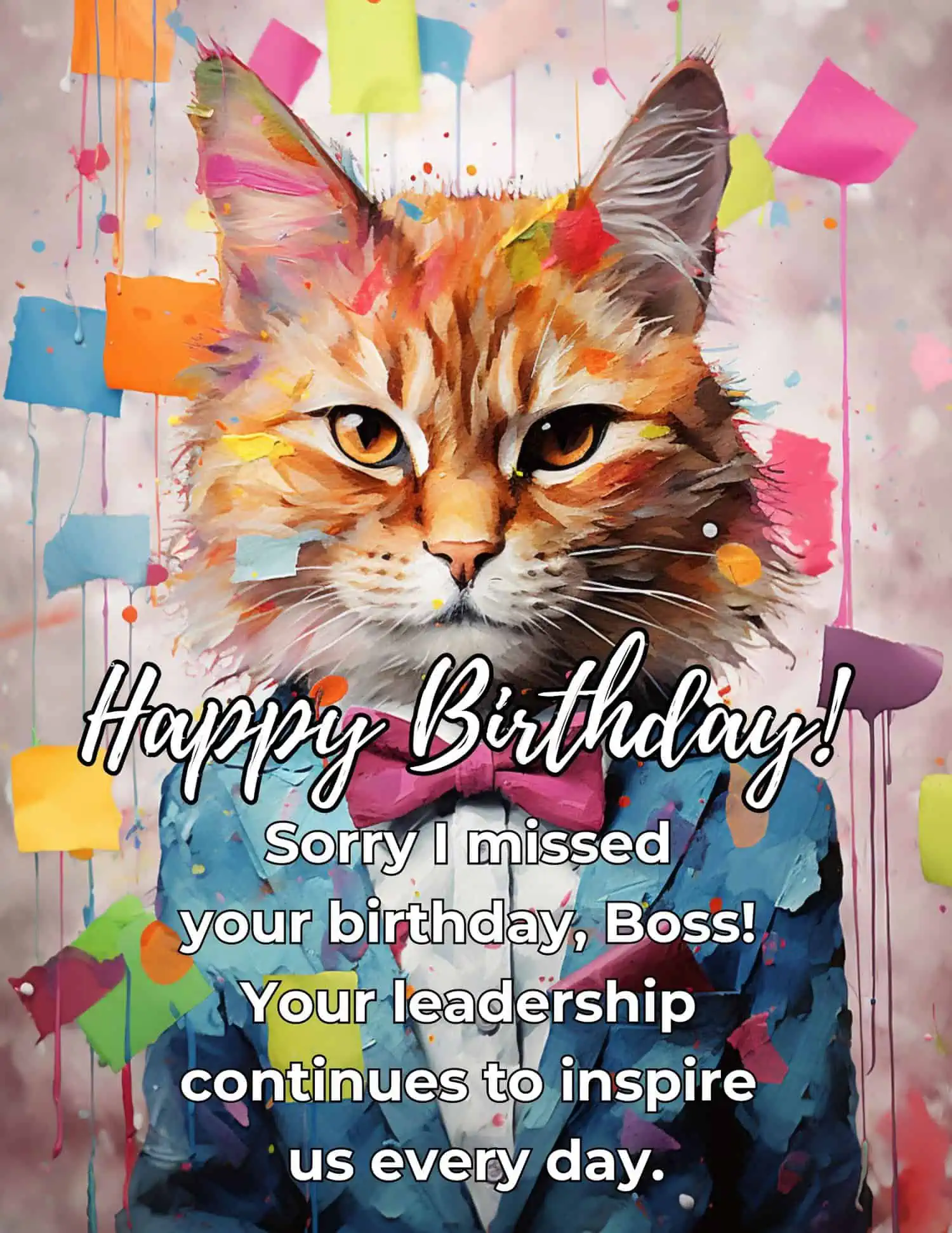 A selection of professional and respectful belated birthday wishes tailored for bosses, perfect for maintaining a positive rapport and showing appreciation, even after the birthday has passed.
