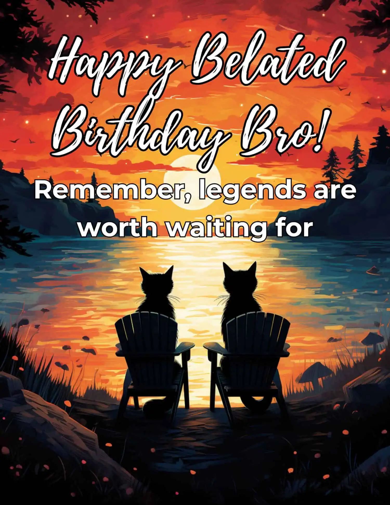 A thoughtful collection of belated birthday wishes crafted for brothers, combining warmth and humor to make up for a missed birthday and reinforce the special bond shared.