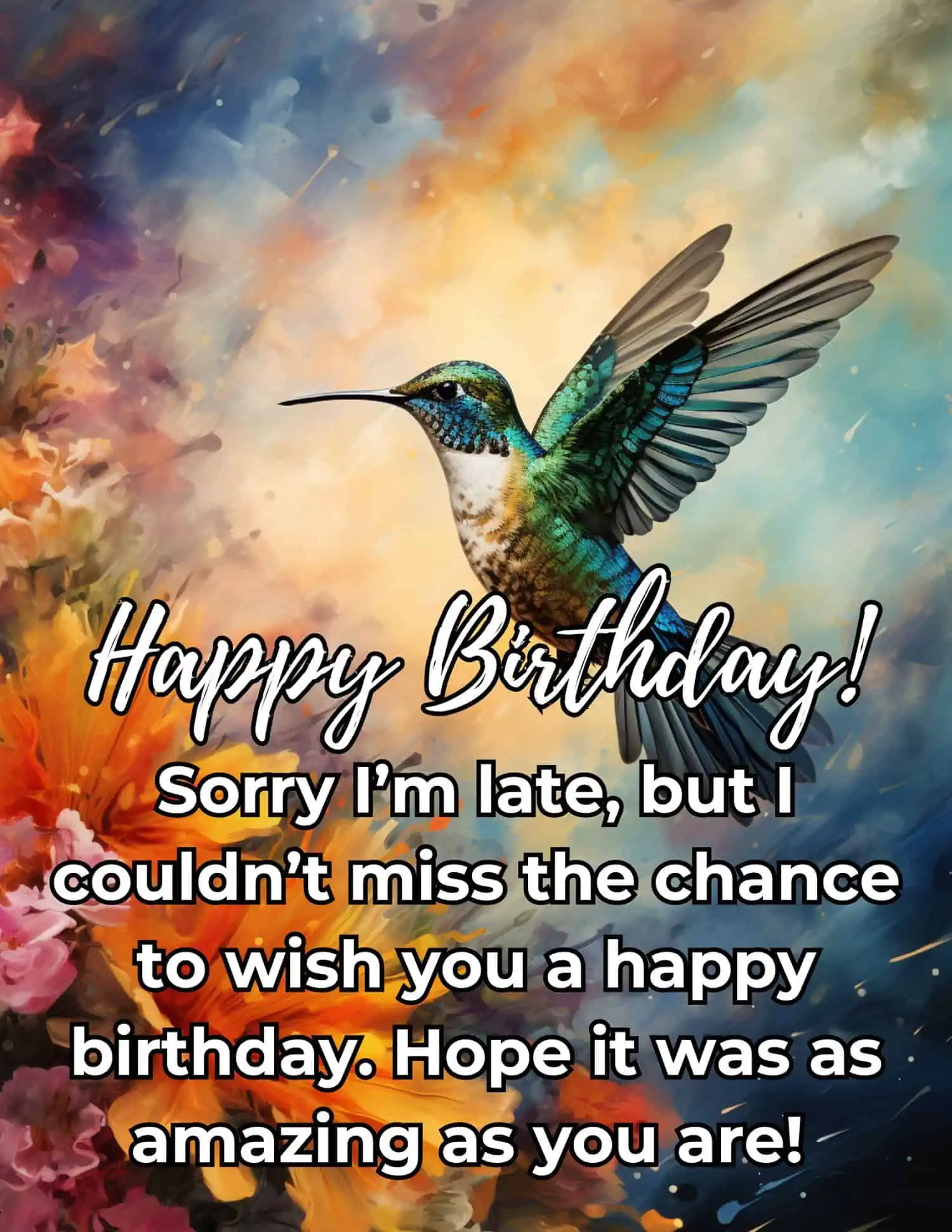 A thoughtful collection of belated birthday wishes, perfect for conveying sincere apologies and heartfelt sentiments to an ex-girlfriend, even after her special day has passed.