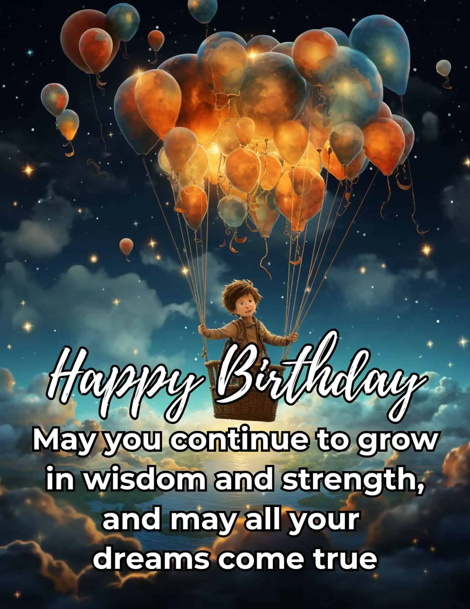 A collection of heartfelt prayers and blessings dedicated to a son on his birthday, reflecting love, hope, and the best wishes for his future.