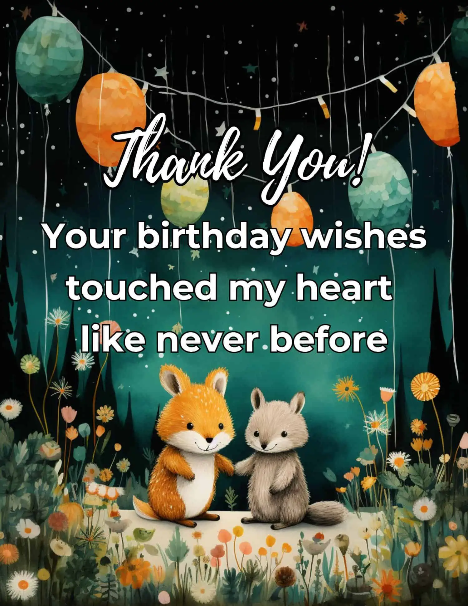 A collection of heartfelt and emotional messages to express profound gratitude for birthday wishes.