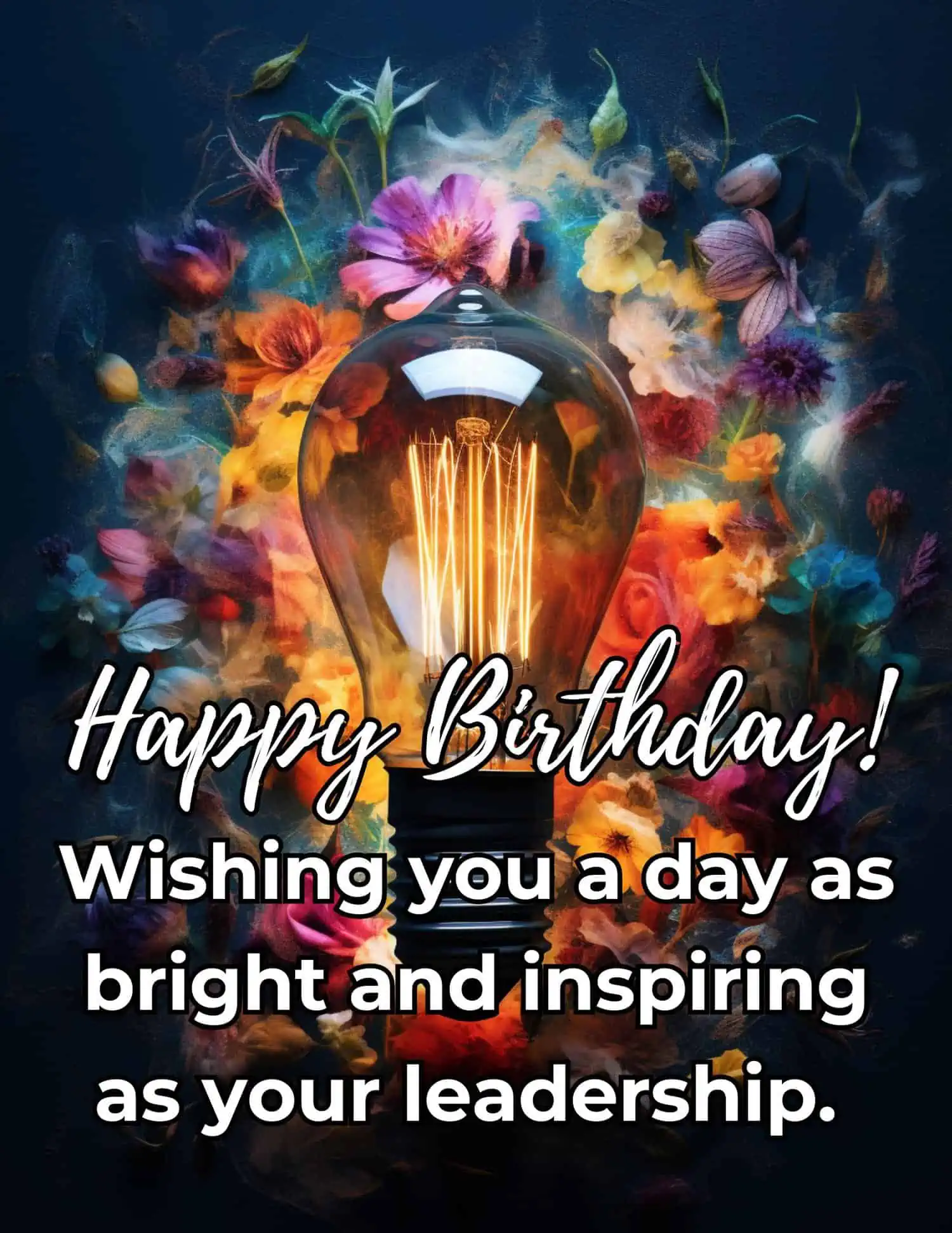 Convey your respectful and heartfelt birthday wishes to your female boss, acknowledging her leadership, strength, and the inspiration she brings to the team.