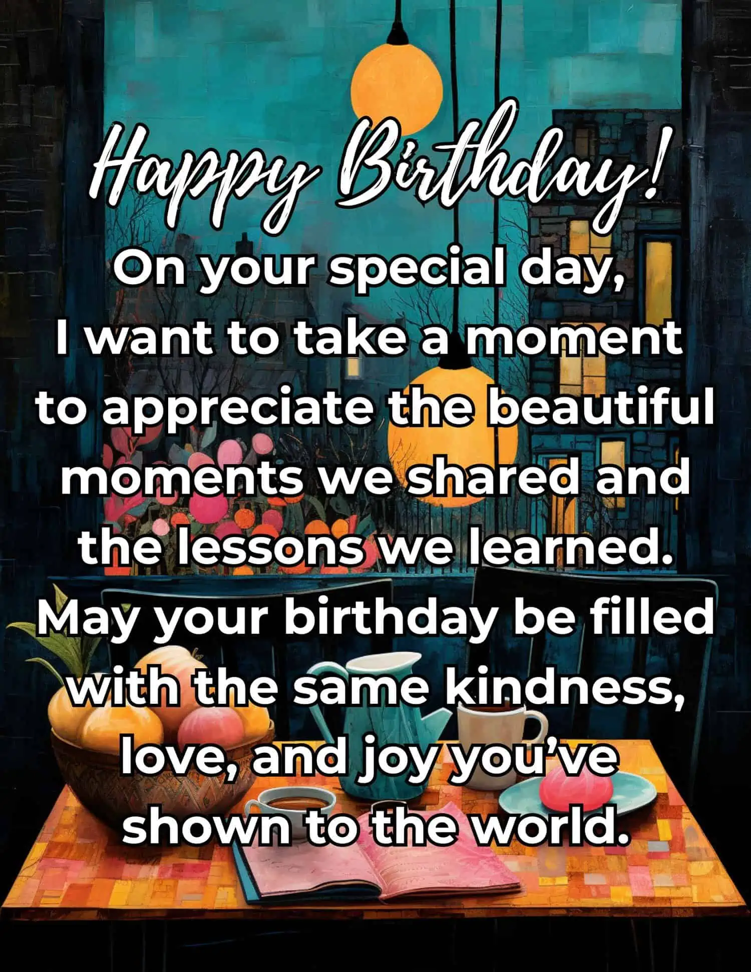 A collection of detailed and heartfelt birthday wishes, ideal for expressing deep and respectful sentiments to an ex-girlfriend on her special day.