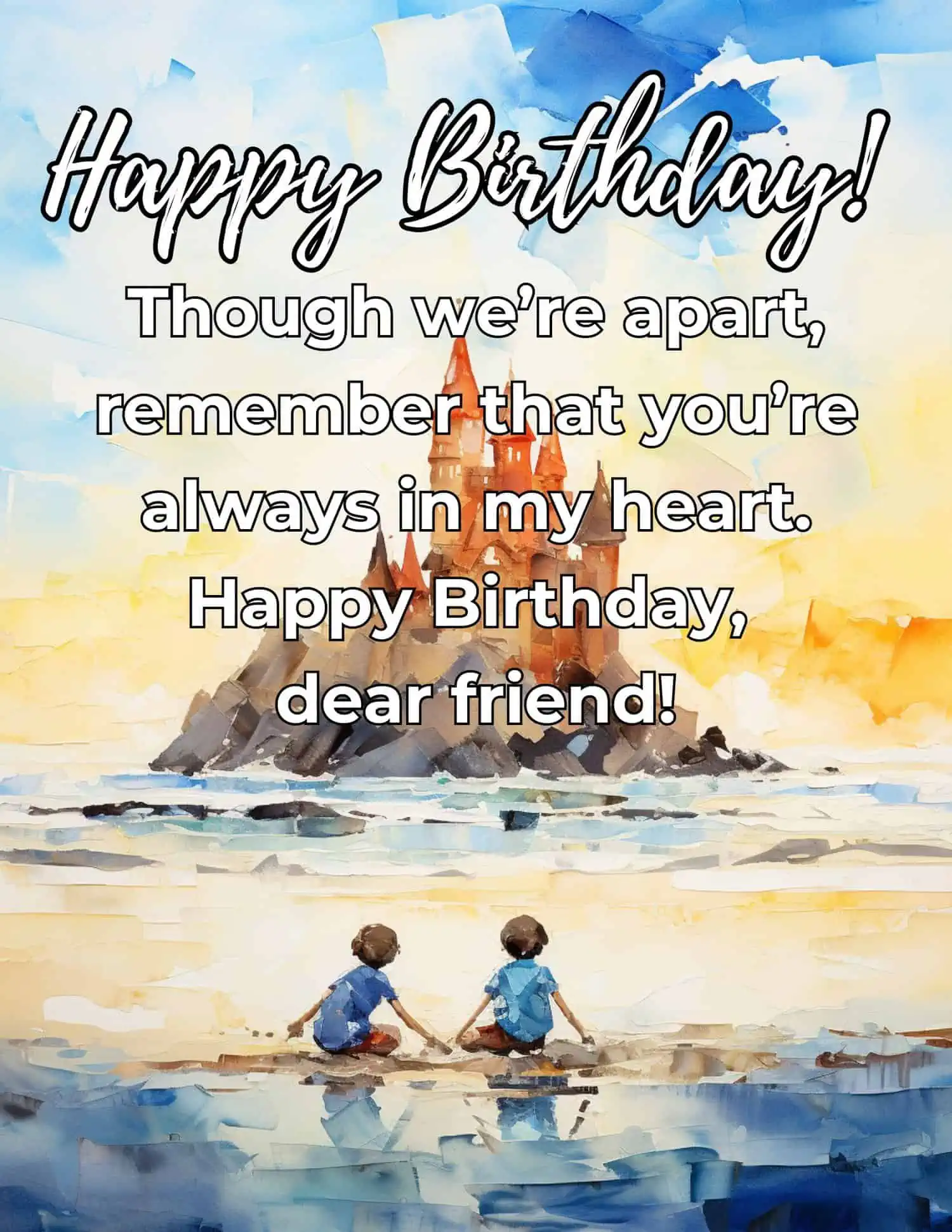 Navigate the distance with heartfelt and thoughtful birthday messages, each tailored to make your long-distance best friend feel close and cherished on their birthday.