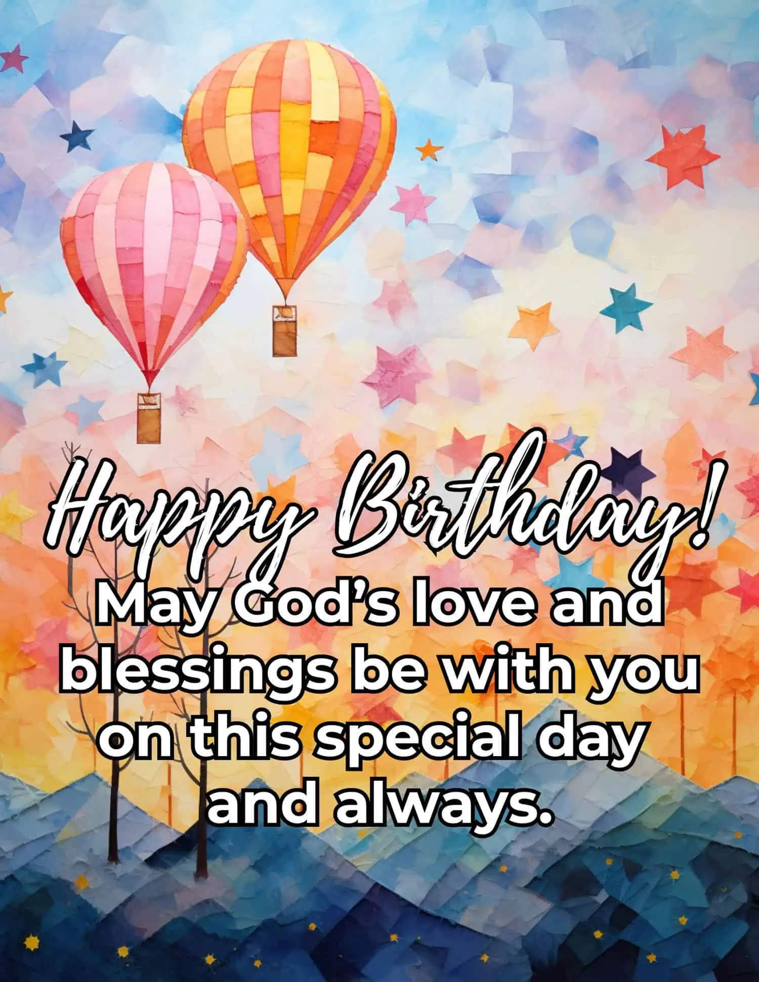 A collection of meaningful and spiritual birthday wishes for a child's third birthday, incorporating elements of faith, blessings, and prayers for a life filled with grace and love.
