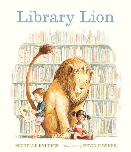 Product Image of the Library Lion by Michelle Knudson